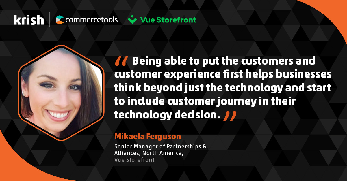 Headless Commerce Webinar Speaker quote from Vue Storefront